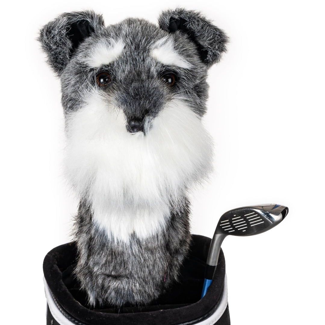 Daphnes – Abdeckungen für Golfschläger, Design Hund, Unisex – Erwachsene, SCH, Grau/Grau