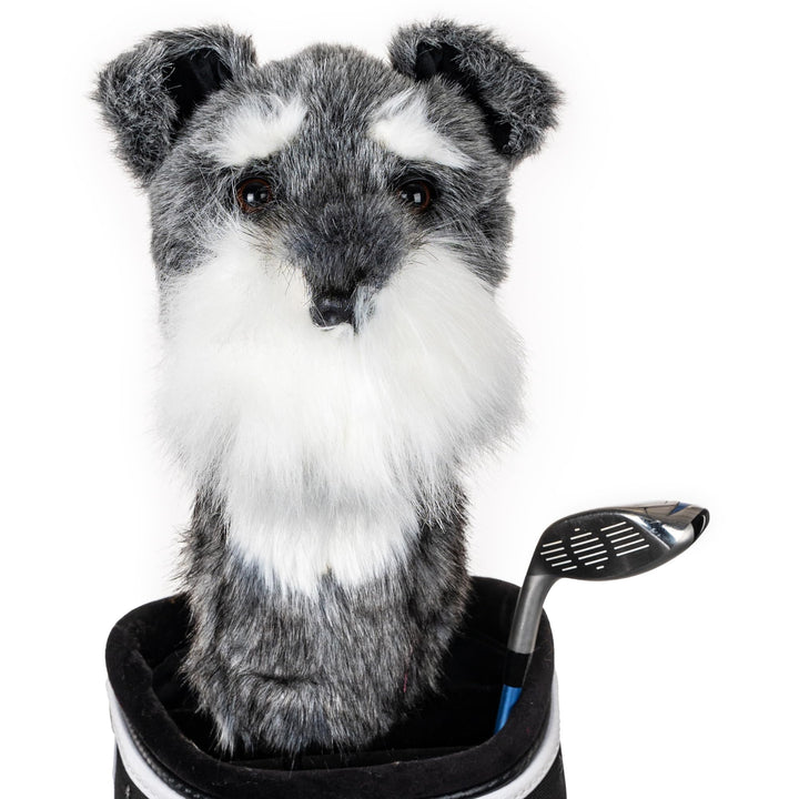 Daphnes – Abdeckungen für Golfschläger, Design Hund, Unisex – Erwachsene, SCH, Grau/Grau