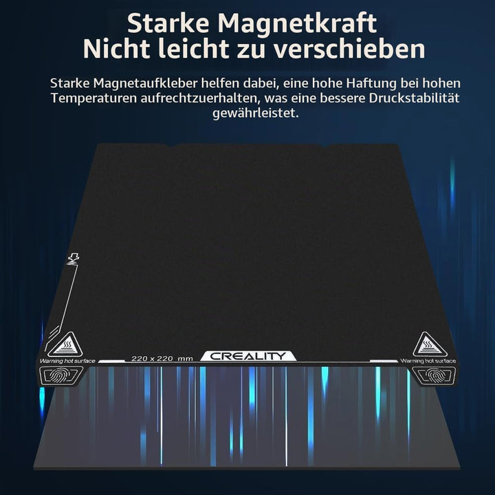 Creality Offiziell 2PCS Ender 3 V3 SE Bauplatte, 235x235mm PEI Blatt strukturierte Oberfläche flexib