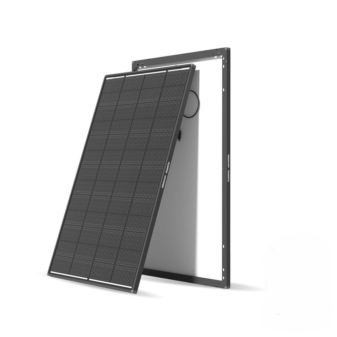 Renogy 200W ShadowFlux Anti-Beschattung N-Typ Solarmodul, PV-Modul 200W 12V 25% Hoch-Effizienz Solar