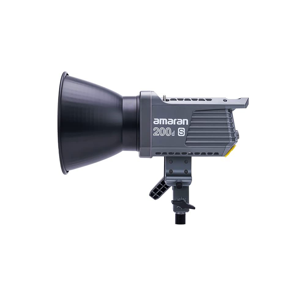 Aputure Amaran 200d S - Kompakte COB-Videoleuchte, Leichte LED Punktlichtquelle, 200W 5600K Schlüsse
