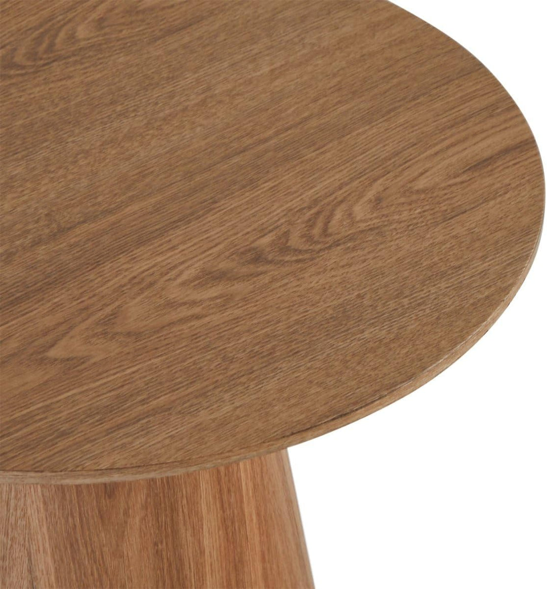 Furnhouse Ibbe Design Runder Natur Couchtisch Wohnzimmertisch ø45x50 cm Eichenoptik Design Skandinav