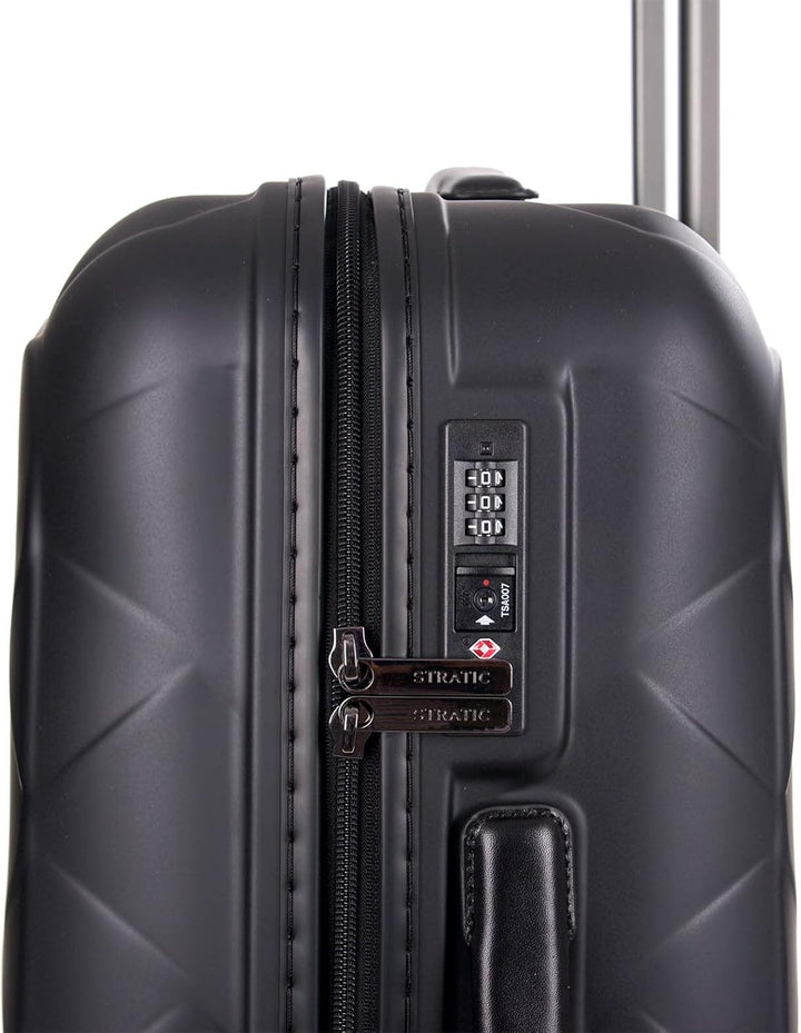 Stratic Leather and More - 4-Rollen-Trolley 66 cm M matt Black Matt Black onesize, Matt Black onesiz
