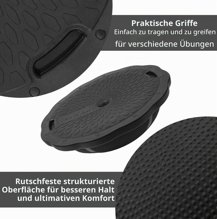Yes4All Balance Ball Trainer Half Ball, Premium-Balance-Trainer-Board mit 60cm Rutschfester Ballober
