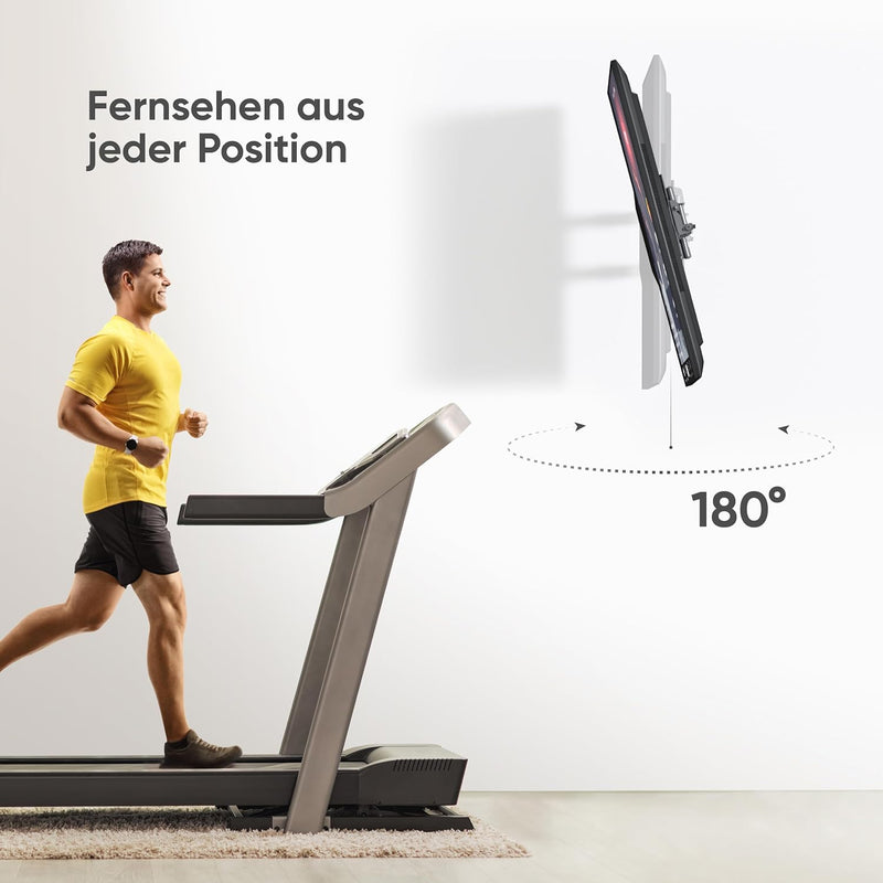 ONKRON TV Wandhalterung schwenkbar & neigbar für 17-43 Zoll Flach&Curved Bildschirme bis zu 35 kg mi