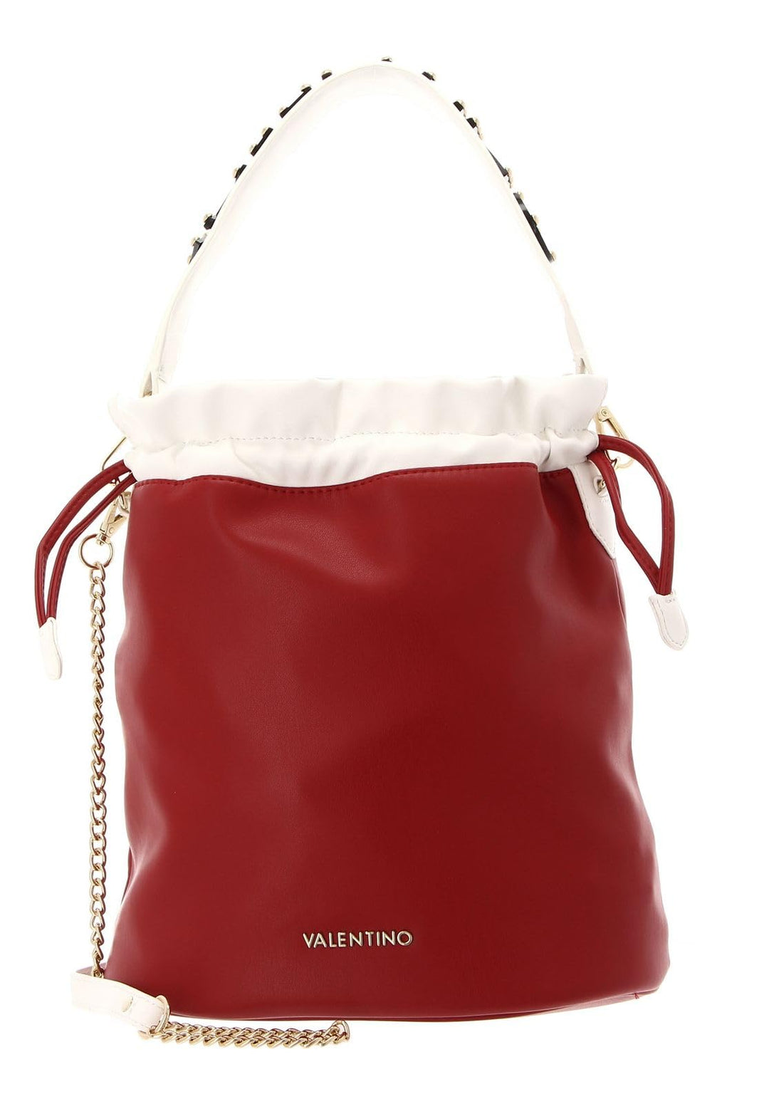 VALENTINO Damen Pakita Bucket Bag, Einheitsgrösse Rosso/Bianco, Rosso/Bianco
