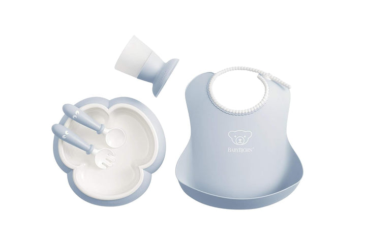 BabyBjörn Küchenset für Kinder, 5 Teile, Blassblau, Blassblau