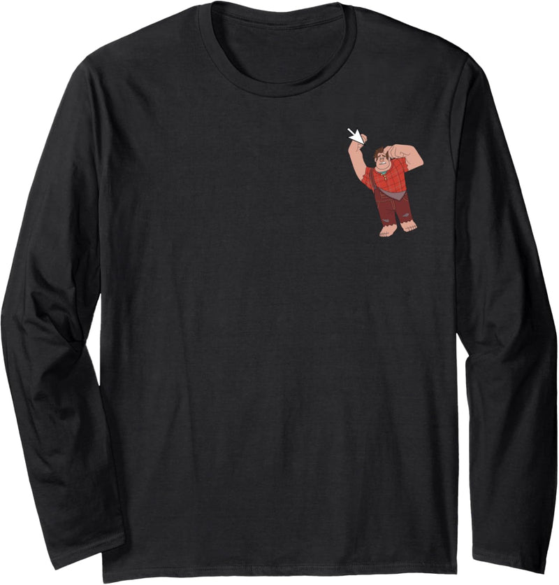 Disney Wreck-It Ralph Mouse Click Portrait Langarmshirt