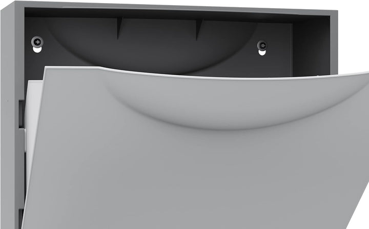 Terry Home Storage Harmony Aufbewahrungsbox, Schuhschrank, 51 x 19 x 39 cm, Grau Tortora/Grigio, Tor