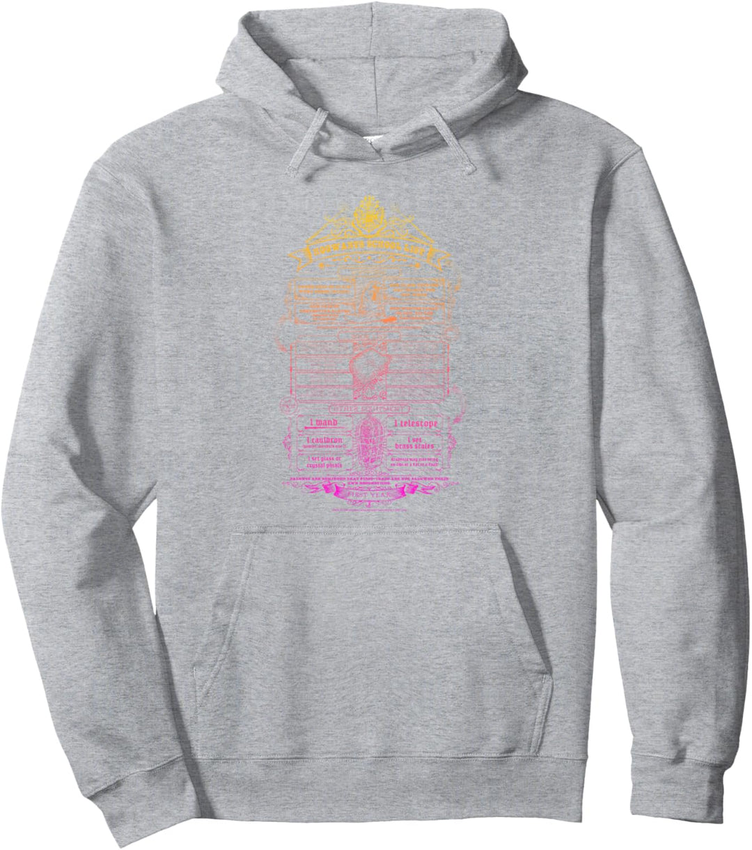 Harry Potter Hogwarts School List Pullover Hoodie