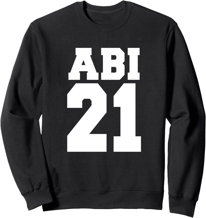 ABI 2021 I Abitur Gymasium FOS BOS Matura I Geschenk zum ABI Sweatshirt