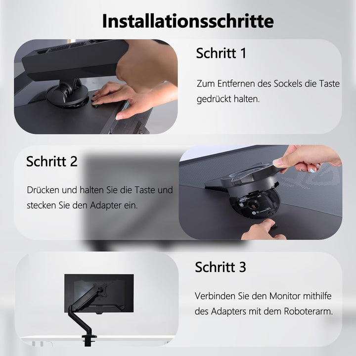 Originaler PG27AQDP VESA-Adapter kompatibel mit ASUS ROG XG27UCDMG,PG27UCDM,XG27ACDNG,XG27AQDNG,XG27
