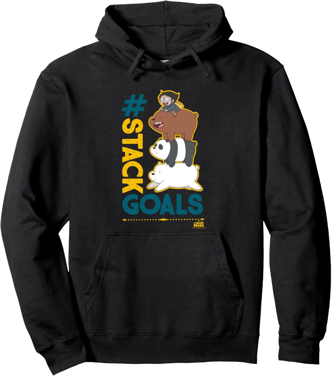 We Bare Bears #Stack Goals Pullover Hoodie
