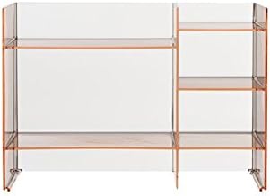 Kartell Sound-Rack Regal, Plastik, pink, 26 x 75 x 53 cm Rosa Nude, Rosa Nude