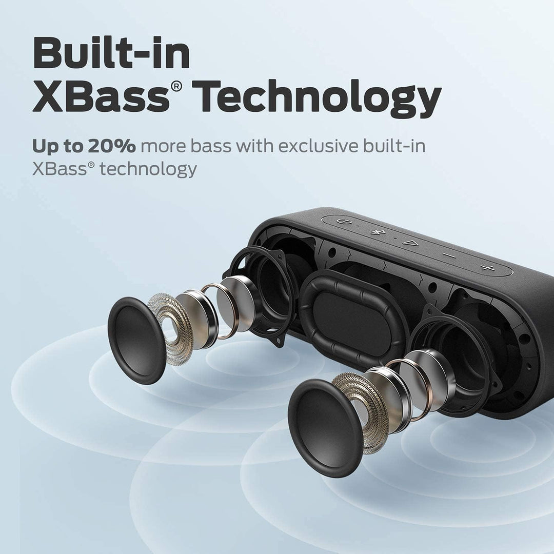 Tragbar Bluetooth Lautsprecher Outdoor Musikbox: Tribit 16W IPX7 Wasserdicht Klein Soundbox mit Laut