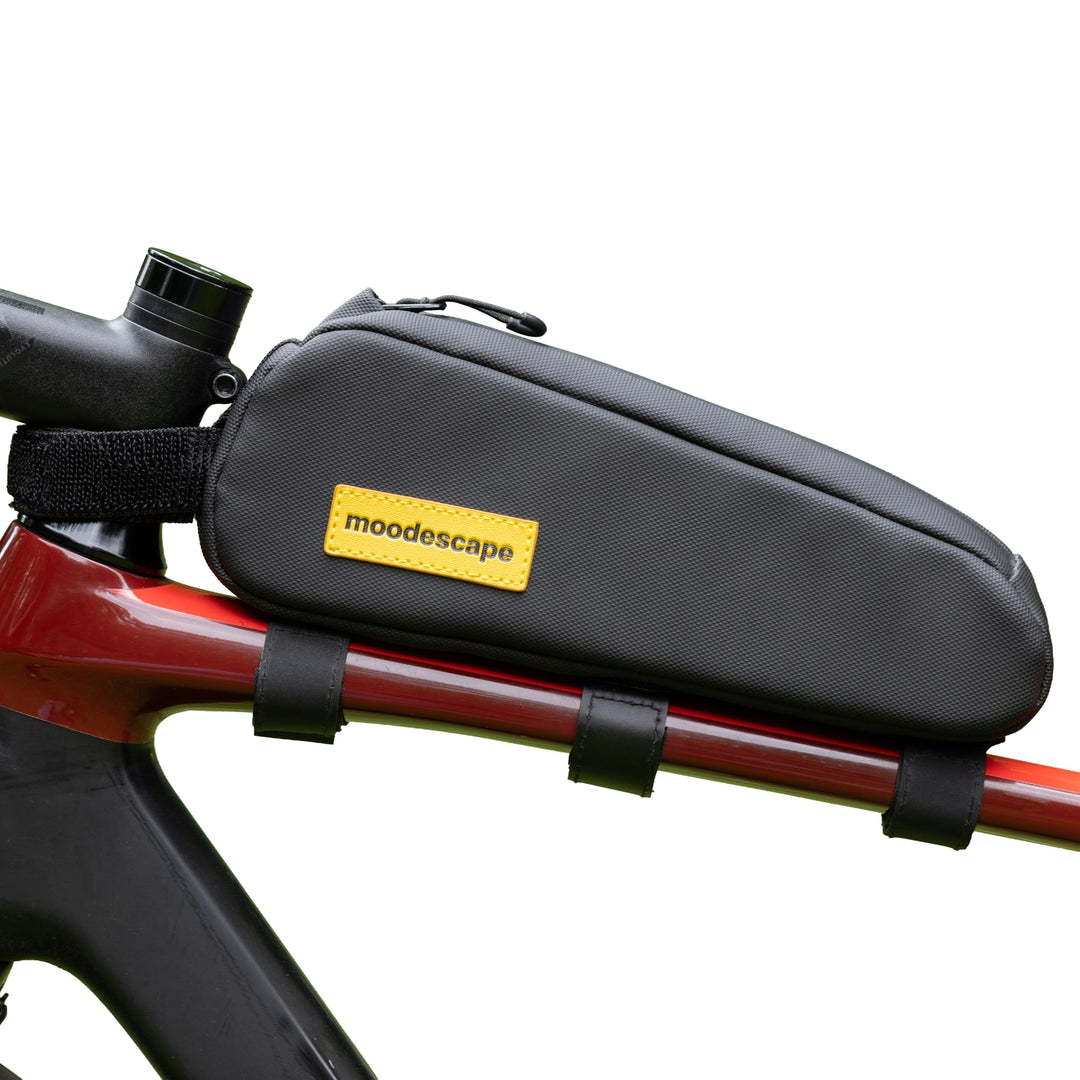 Oberrohrtasche, 1,0 Liter, Top Tube Bag - Robustes Recyceltes Polyester - Einhändige Öffnung - Beson