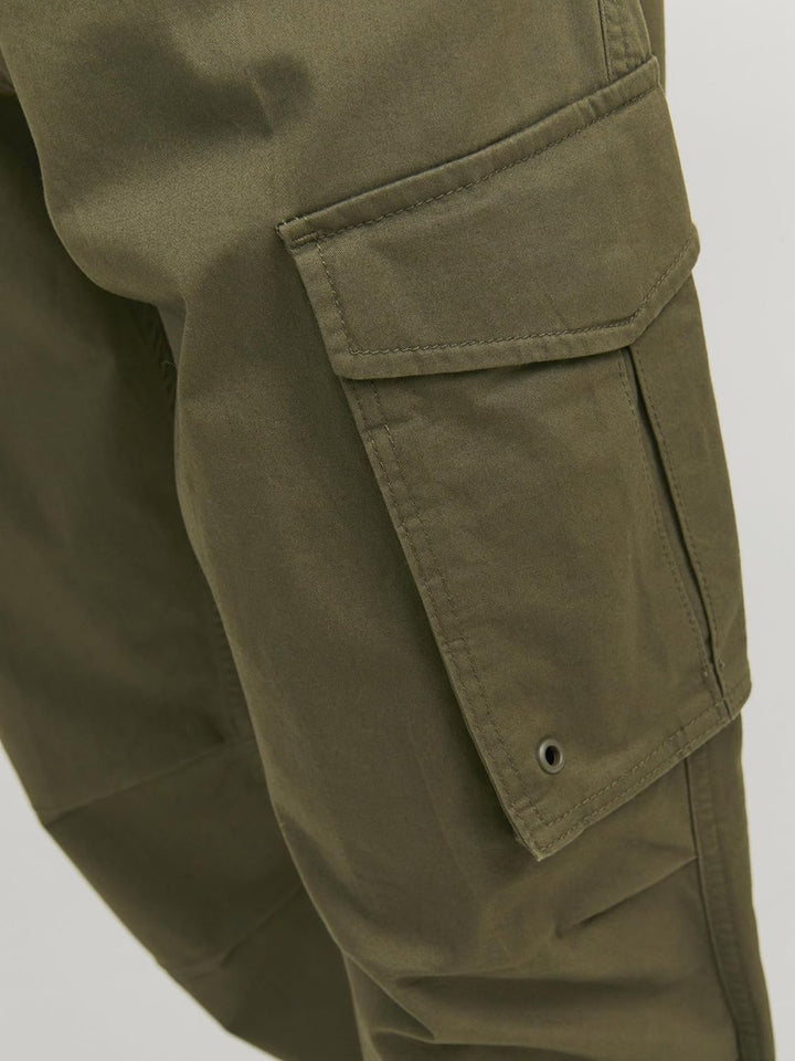 JACK & JONES Male Cargo-Hose Relaxed Fit Cargo-Hose M Olive Night, M Olive Night
