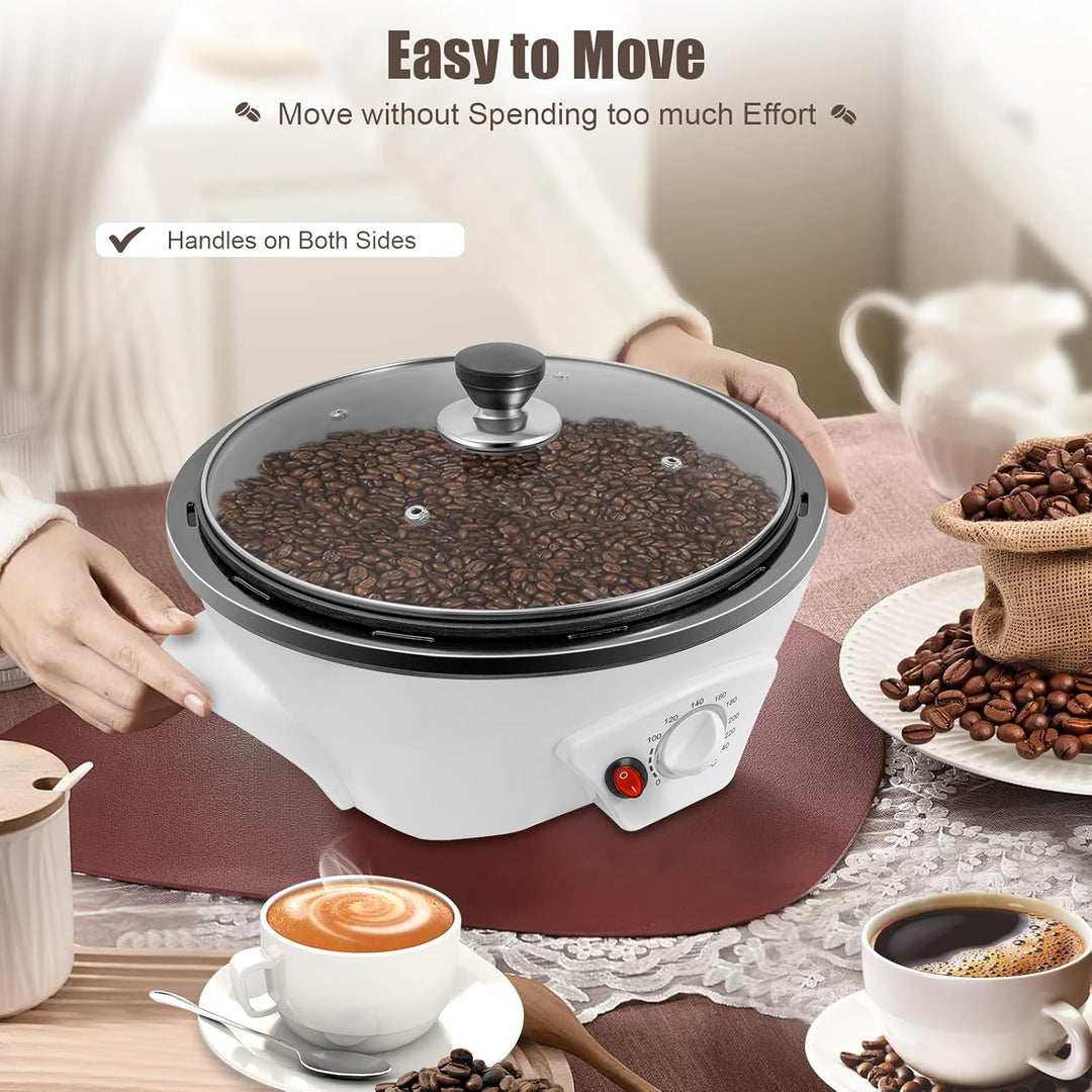 1200w Elektrische Kaffee Röster Maschine, 500g Kaffeebohnen Bratmaschine | Kaffeeröster für Zuhause,