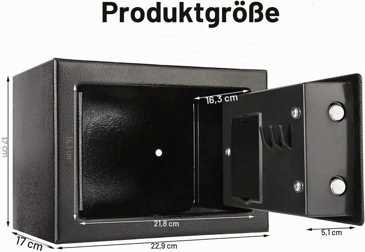 Nestling CDC 4,6 l digitaler Stahltresor, elektronische Sicherheit, Heimbüro, Geld, Bargeld, Sicherh