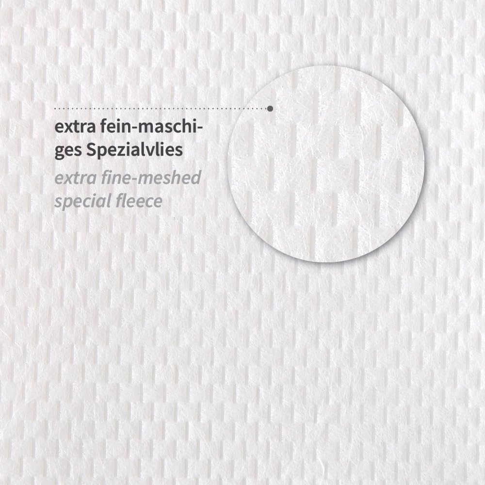 FRANZ MENSCH 100 Stück Hygostar Passiertücher Filterstar | Spezial-Vliesstoff, Rolle, weiss, 50 Stüc