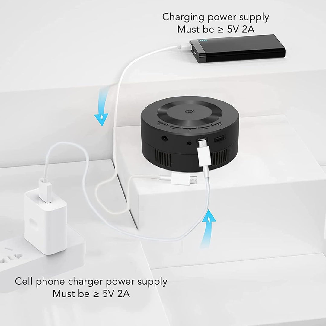 Miniprojektor, 1080P Beamer mit gleicher Bildschirmfunktion, Projektor Tragbarer Optische Linse zum