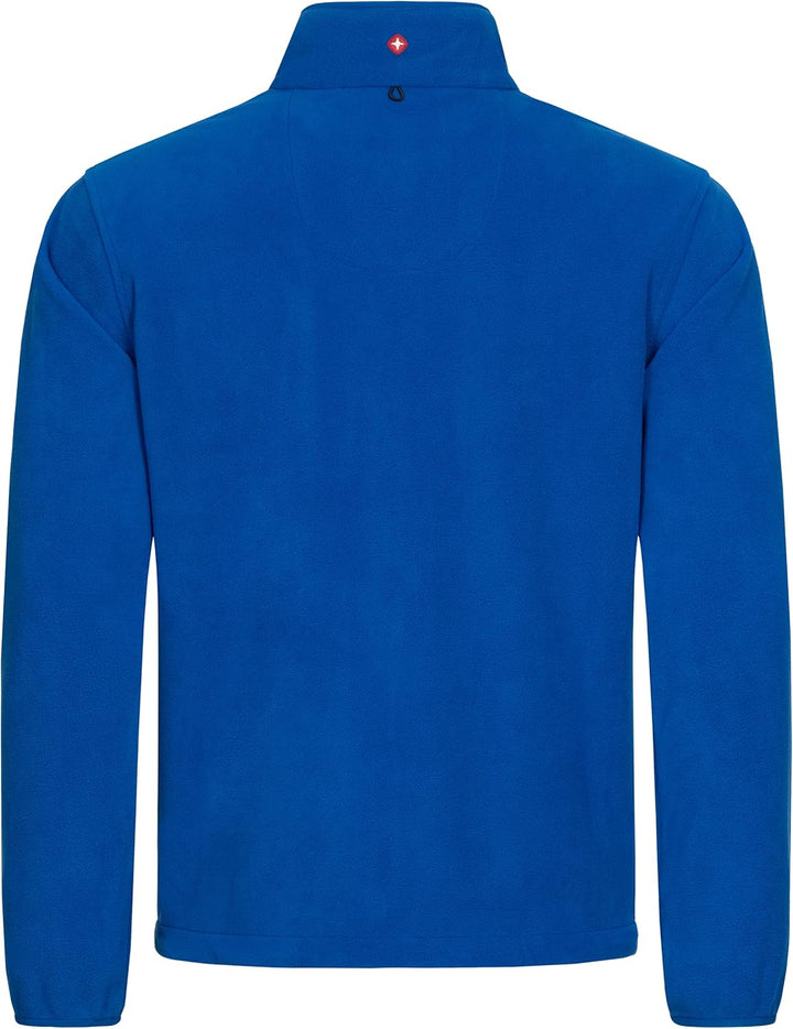 Höhenhorn Badus Herren Fleece Jacke Microfleece Full Zip Troyer Outdoor Wander Trekking M Blau, M Bl