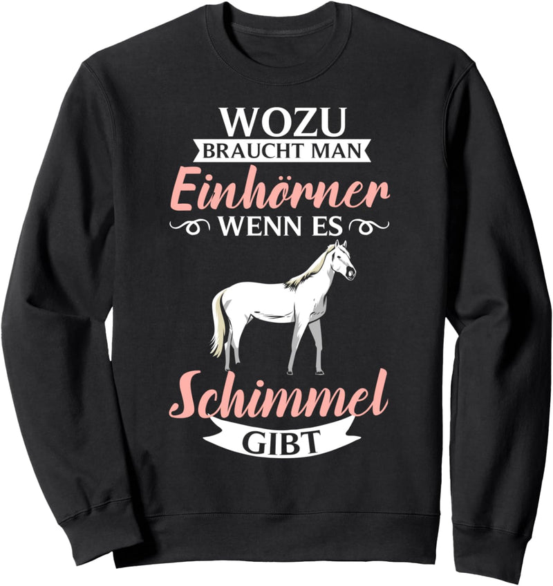 Reiten Kleidung Reitbekleidung Dressurreiten Schimmel Pferd Sweatshirt