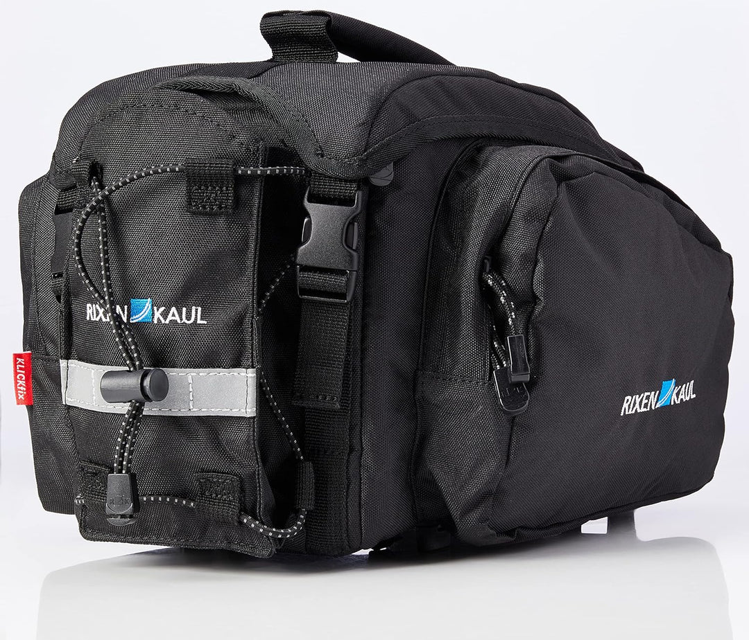 KLICKfix Farradtasche Rackpack 1 für Racktime Gepäckträgertasche, Schwarz, 35 x 28 x 22 cm Single, S