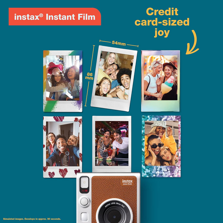 Fujifilm Instax Mini Evo - Braun, Braun