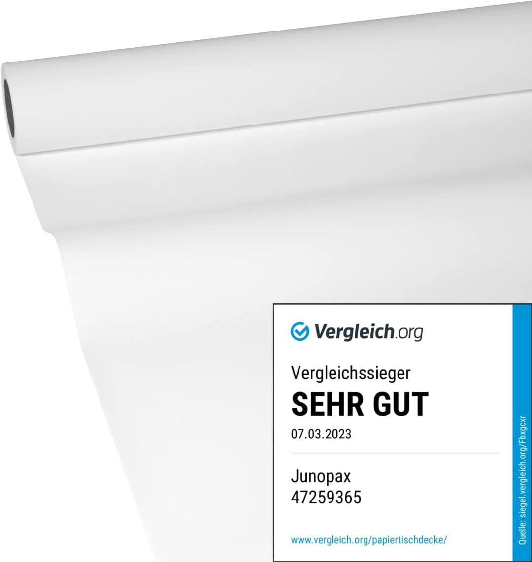 50m x 1,15m Papiertischdecke weiss Weiss 50 m x 1,15 m, Weiß 50 m x 1,15 m