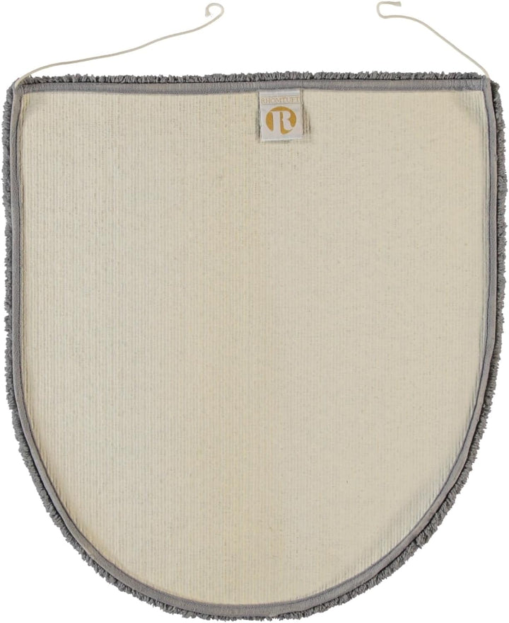 Rhomtuft Badematte Aspect, Farbe: kiesel, Grösse: 45x50cm Deckelbezug 45x50 cm, Deckelbezug 45x50 cm