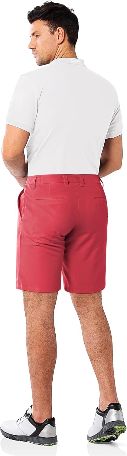 33,000ft Herren Golf Shorts Stretch Bermuda Shorts UPF 50+ Leichte Kurze Golfhose Chino Shorts Summe