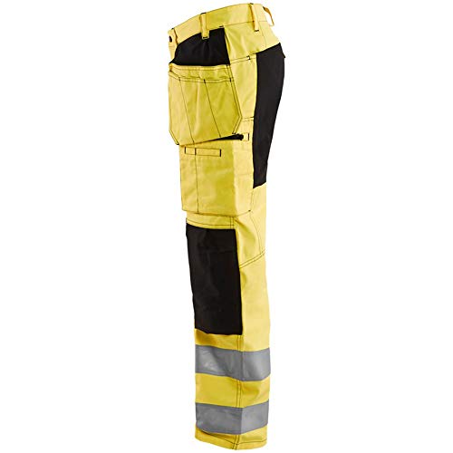 Blaklader 15521811 Hochsichtige Hose mit Stretch, gelb/ schwarz, grootte D136 D136 Yellow / Black, D