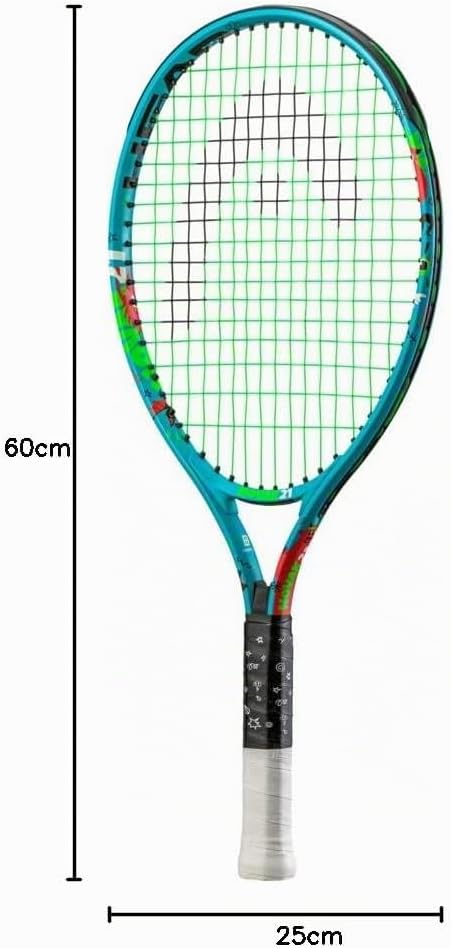 HEAD Novak 21 Tennisschläger, Blau, Griffstärke 05, 4-6 Jahre
