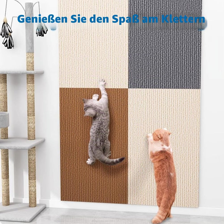 Kratzmatte Selbstklebend Katze Kratzbrett Kratzwand DIY Kratzteppich Katzenkratzer Kleber Möbelschut