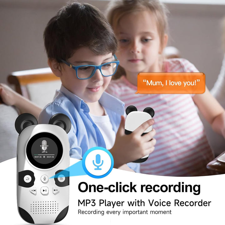 RUIZU Kinder MP3 Player 64GB mit Bluetooth 5.3 &amp; Lautsprecher