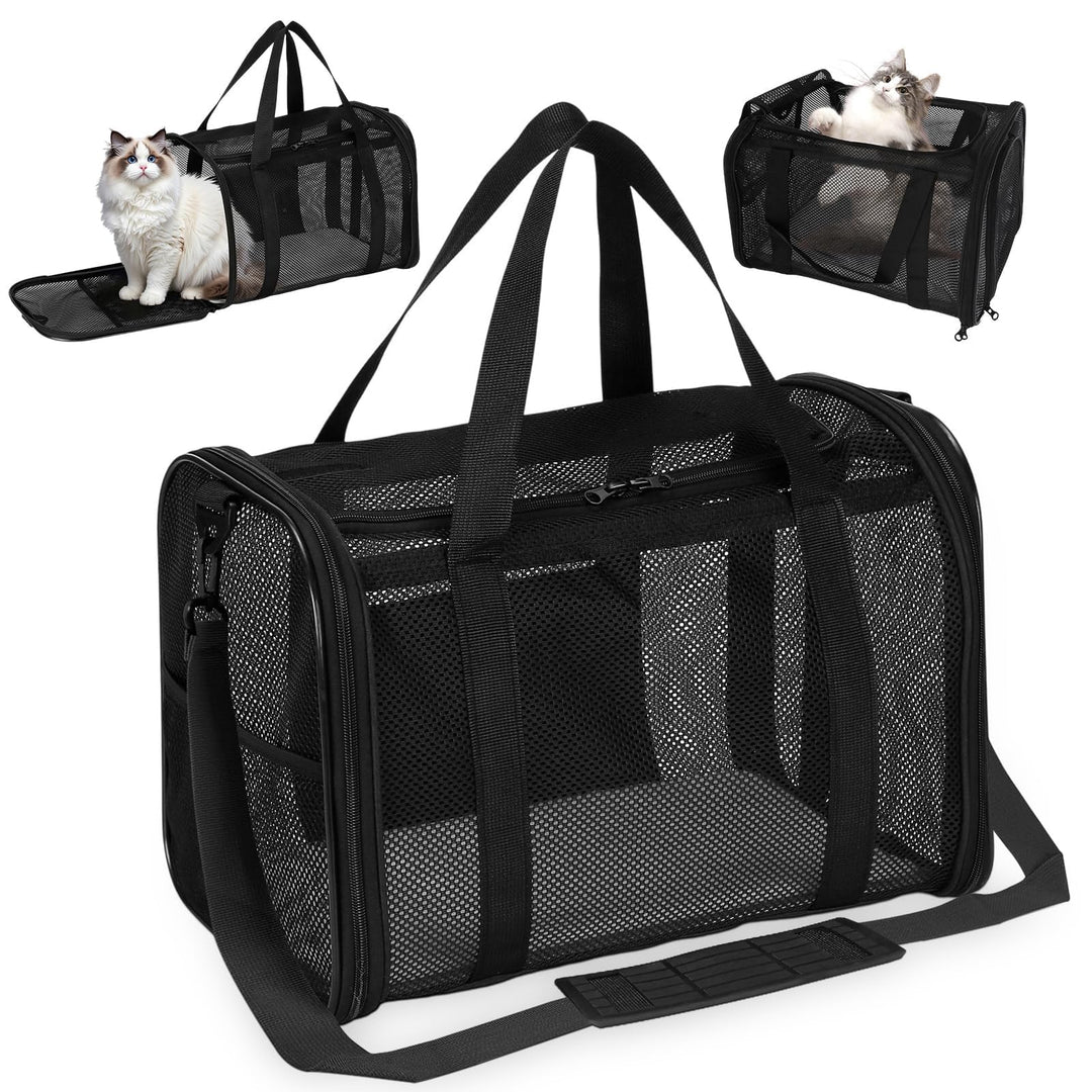 Transporttasche für Katze Hund,Katzentasche Transporttasche,Katzentransportbox,Faltbar Tragetasche K