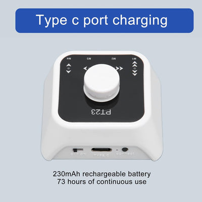 Bluetooth Page Turner Pedal, Wiederaufladbares USB Fusspedal für Kabellose Notenblätter, Vier Seiten