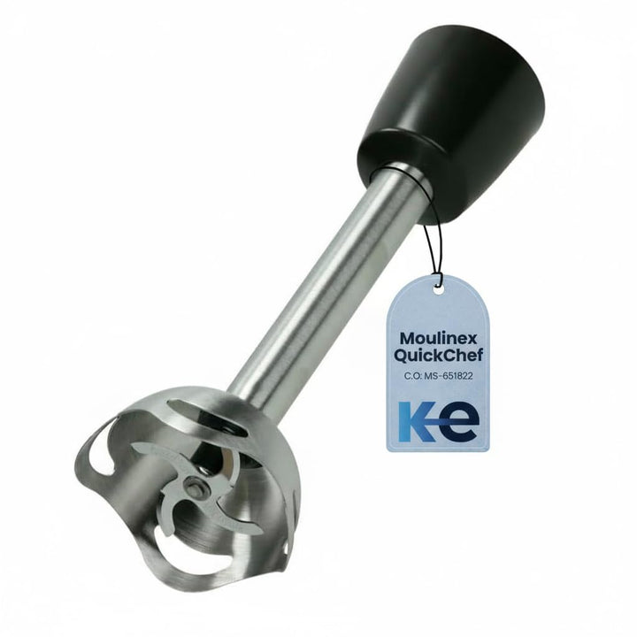 ANAKEL HOME Ersatzmixerarm MS-650444, kompatibel mit Moulinex QuickChef Stabmixer, Edelstahl, 4 Klin
