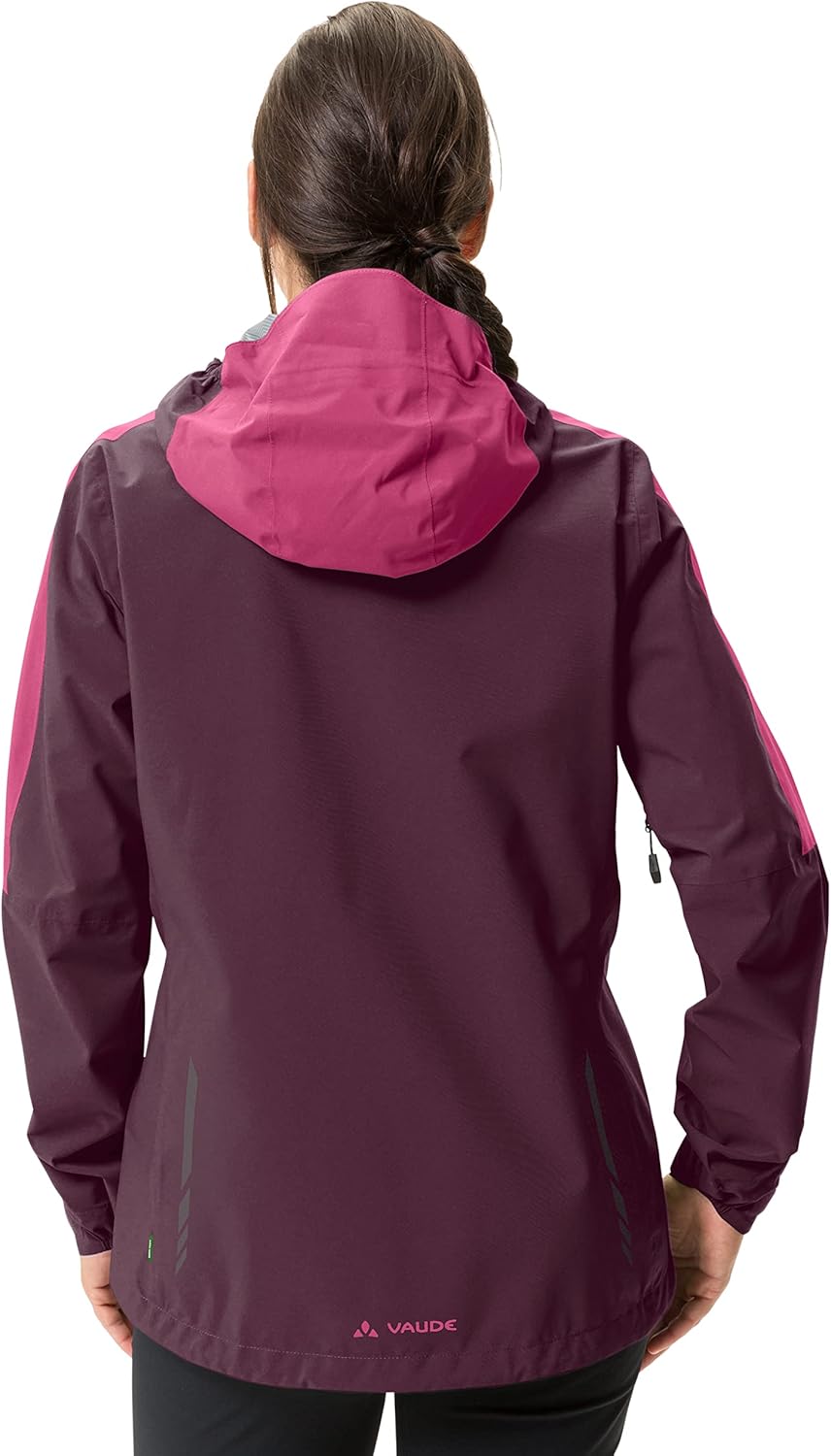 VAUDE Damen Women's Moab Rain Jacket Ii Jacke, cassis