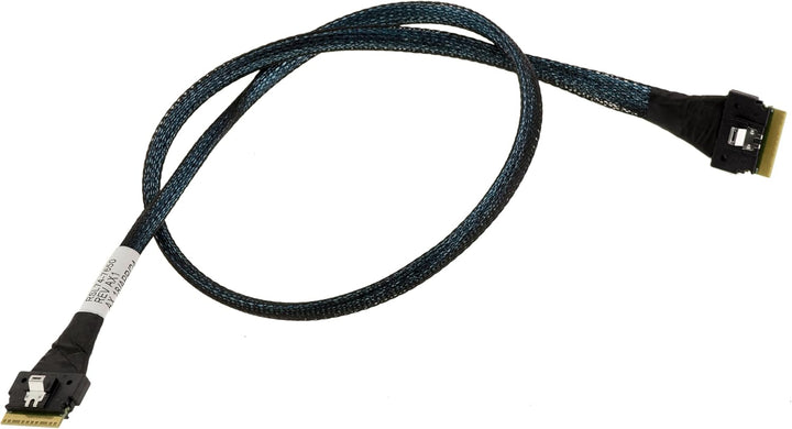 KALEA-INFORMATIQUE PCIe 4.0 Kabel mit Slim SAS SFF-8654 8i 74-polig auf SFF8654 74-polig Länge 70cm