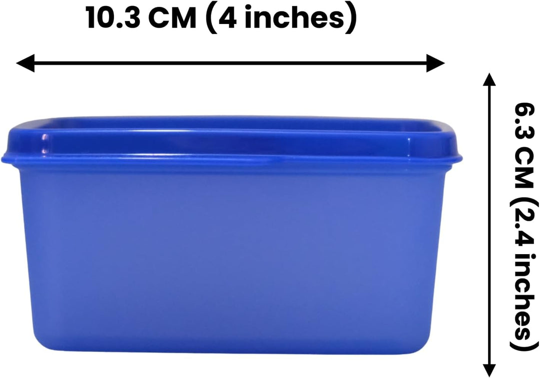 Tupperware Keep Tab Plastic Container Set, 500ml, Set of 4, Multicolour (TUP_B01AXR1M88)