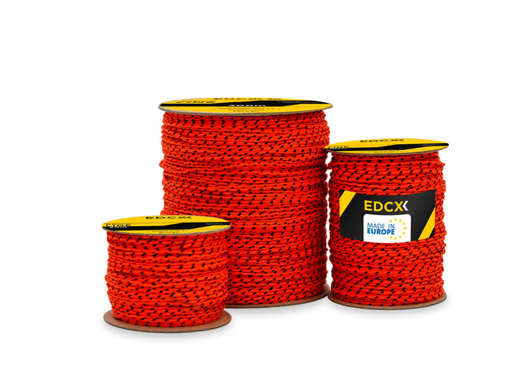 EdcX Maurerschnur ⌀1,7 mm | 50m, 100m und 300m | Nylon | Ziegellinie, Bauschnur, Gartenarbeit, Mason
