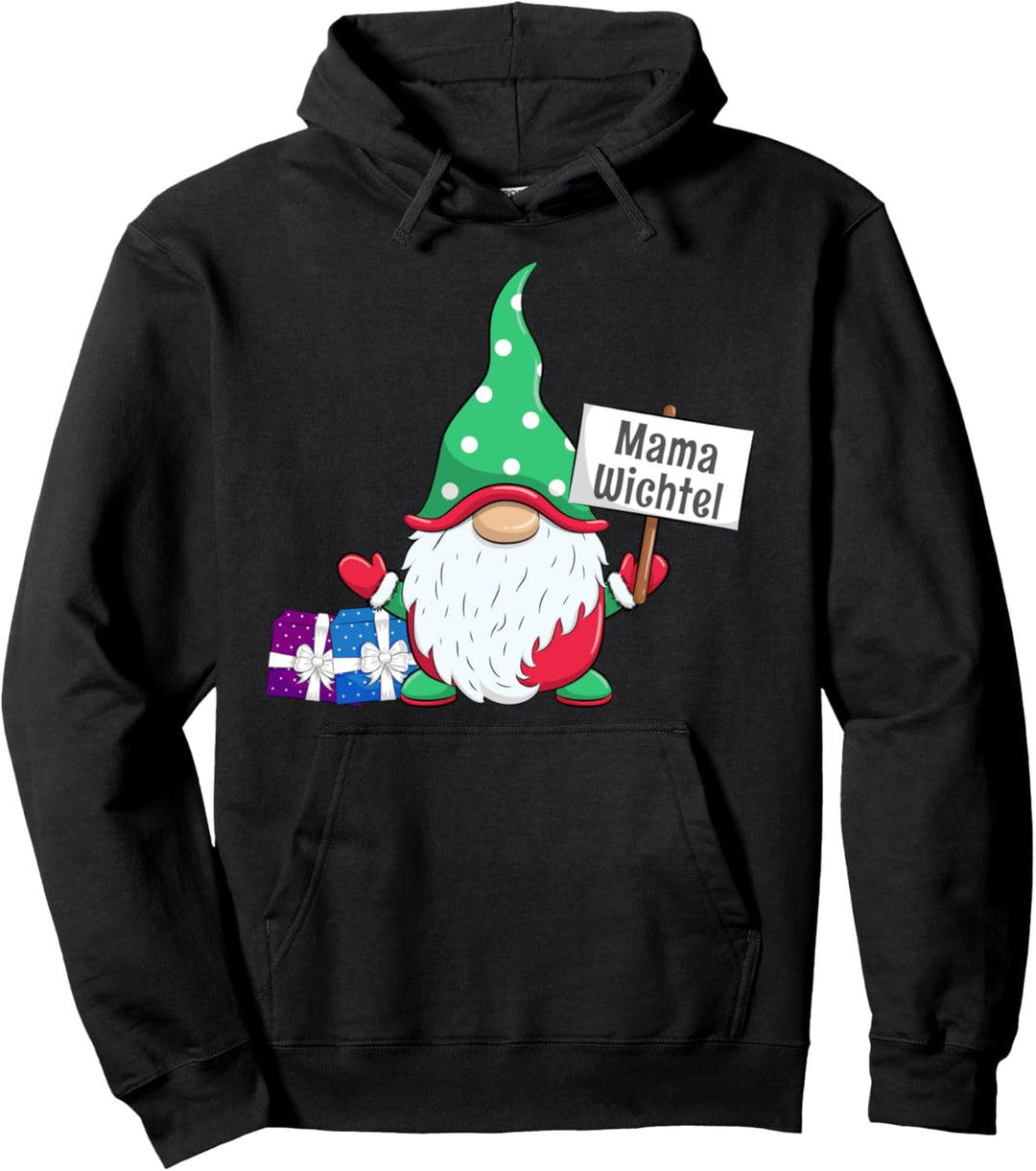 Mama Wichtel Partnerlook Familien Outfit Frauen Weihnachten Pullover Hoodie