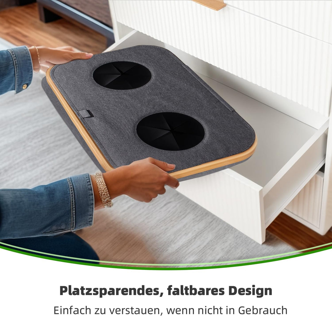 140L Pfandflaschen Sammelbehälter mit Deckel & XXL Tragetaschen, Flaschensammler für Leergut & Altgl