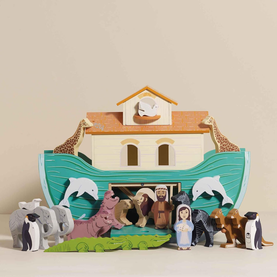 Le Toy Van – Pädagogische Rollenspiel-Arche aus Holz | Für Mädchen & Jungen | Geeignet für Kinder ab