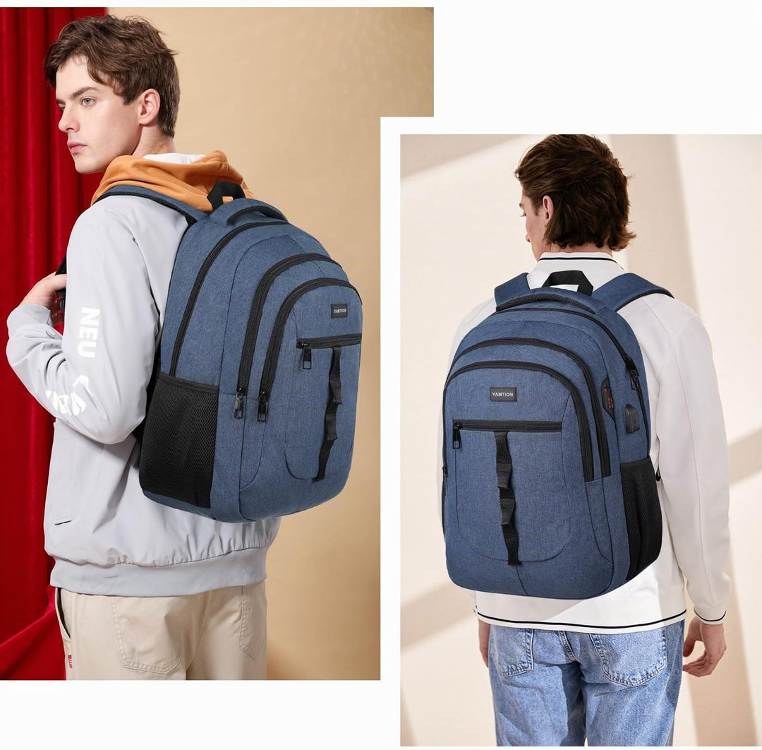 YAMTION Rucksack Herren und Damen,Unisex Schulrucksack Teenager für Jungen Mädchen Laptop Rucksack S