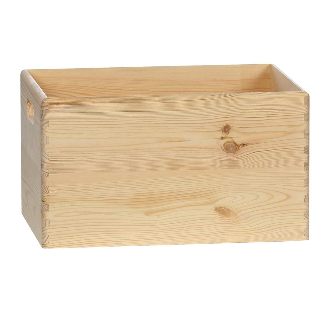 Bütic Allzweckkiste Holzbox Holzkiste stapelbar mit u. ohne Deckel Grössenauswahl Kiste offen 40x30x