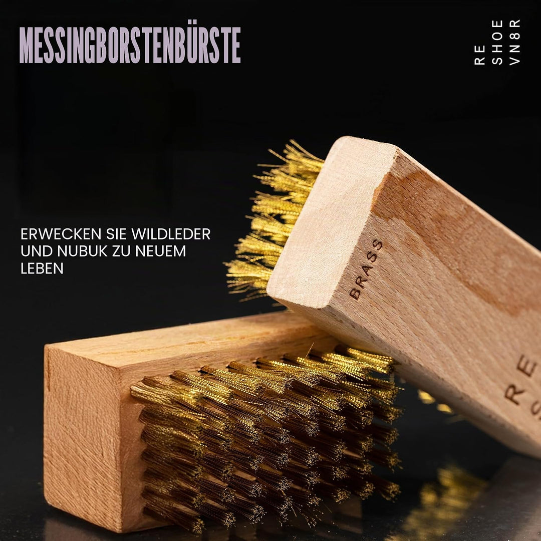 Reshoevn8r Nubuck Suede Shoe Cleaner Kit Cleaning Restore and Extend Messingbürste, Messingbürste