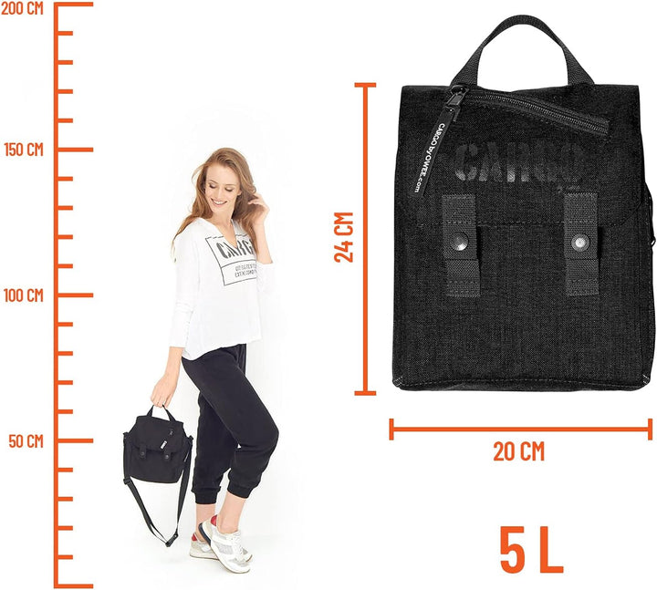 Mini Wandelbare Rucksack-Umhängetasche für Damen und Herren, ideal als wasserdichte Fahrradtasche, p
